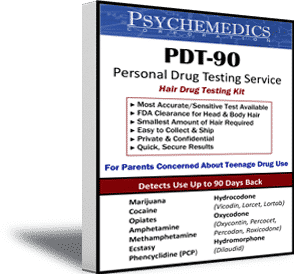 PDT-90 At Home Hair Drug Testing Kit - Psychemedics