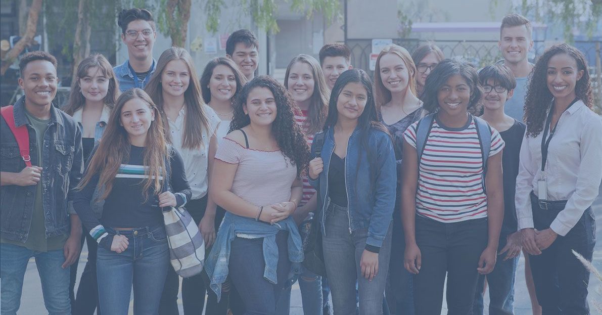 group picture of students at school